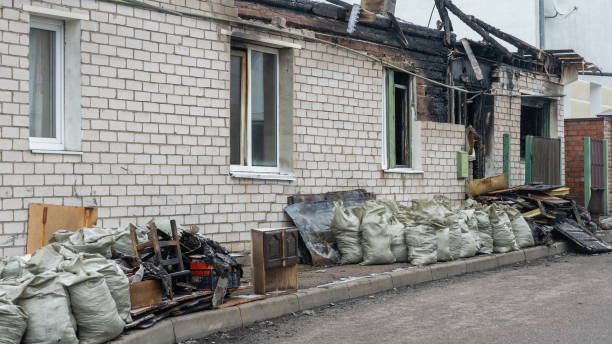 Professional Soot Cleanup technician working in Bellaire, TX